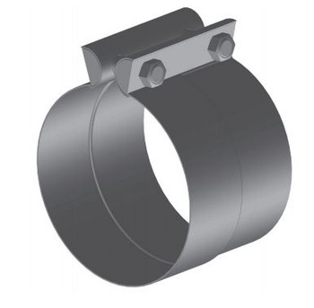 PF-3ABT 3" Preformed Aluminized Butt Joint Exhaust Clamp