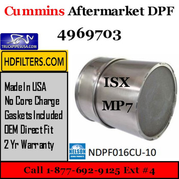 4969703 Cummins-Volvo-Mack ISX MP7 Diesel Particulate Filter DPF