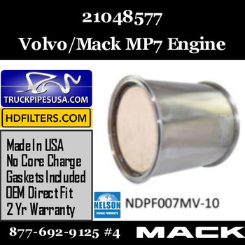 21048577 Volvo Mack DPF for MP7 Engine