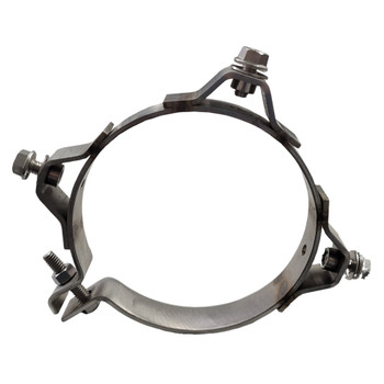 5" Heat Shield Bracket 304 Polished Stainless Steel PG-5S3BRKT