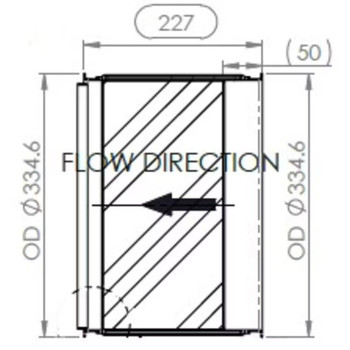 5304054 Cummins Diesel Oxidation Catalyst 58207 - diagram 1
