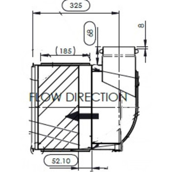 2880582NX Cummins Diesel Oxidation Catalyst 58041 - diagram 1