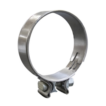 4" Sleeved Exhaust Clamp 304 Stainless Steel SAS-4SS