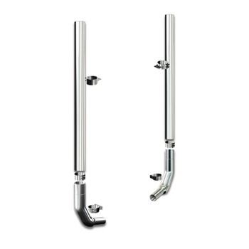 Kenworth T600 T800 W900L Chrome Exhaust Kit by RoadWorks