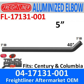 04-17131-001 Freightliner Century 25.59" Short Connection Pipe