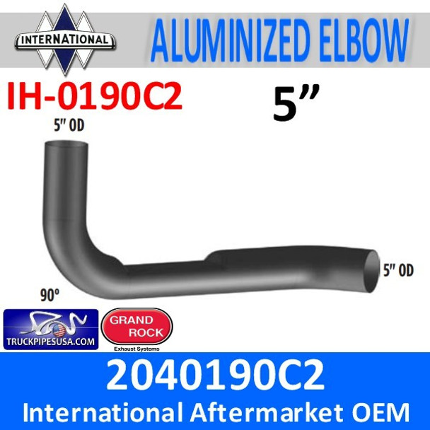 2040190C2 International Elbow with Flat Area IH-0190C2