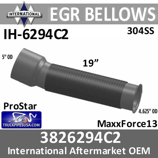 3826294C2 International EGR Turbo Bellows Pipe IH-6294C2