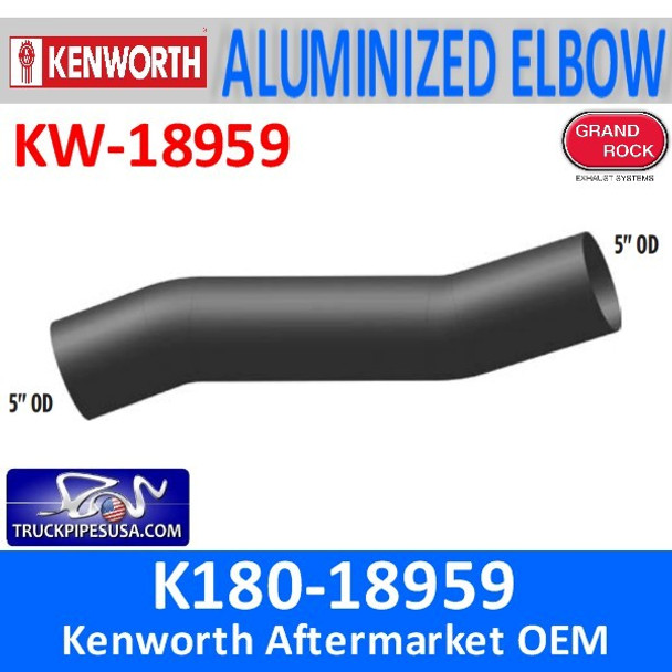 K180-18959 Kenworth Exhaust 5" OD Ends