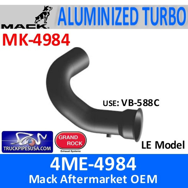 4ME-4984 Mack LE Turbo Exhaust Pipe MK-4984
