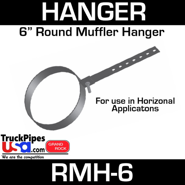 6" Round Muffler Hanger RMH-6