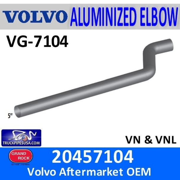 20457104 Volvo 84" Long Exhaust Pipe VG-7104