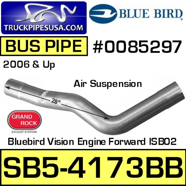 0085297 Bluebird All American Bus Pipe Air Suspension SB5-4173BB