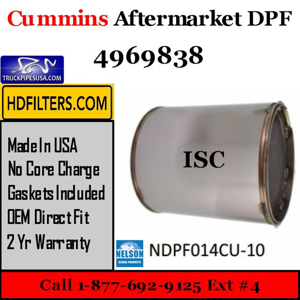 4969838 Cummins ISC Engine Diesel Particulate Filter DPF