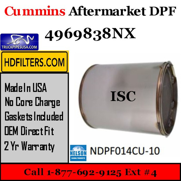 4969838NX  ISC Engine Diesel Particulate Filter DPF