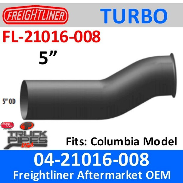 04-21016-008 Freightliner Exhaust Turbo Pipe FL-21016-008