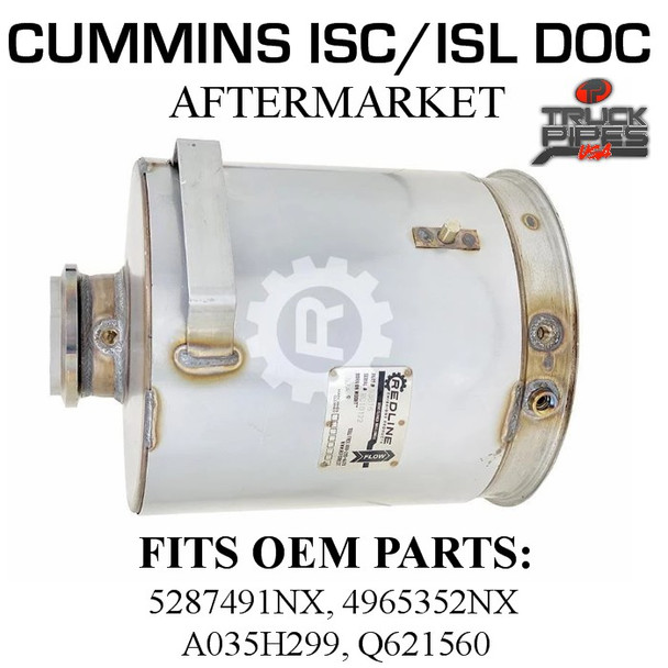 4965352NX Cummins ISC/ISL Diesel Oxidation Catalyst 58816