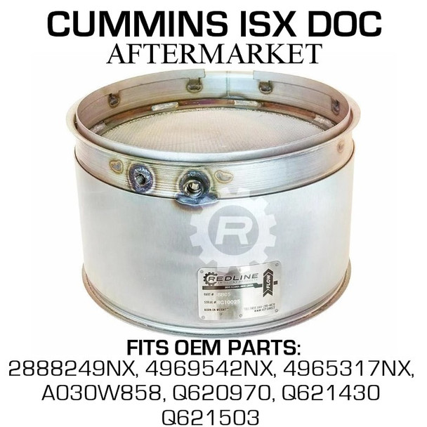 2888249NX Cummins ISX Diesel Oxidation Catalyst 58805