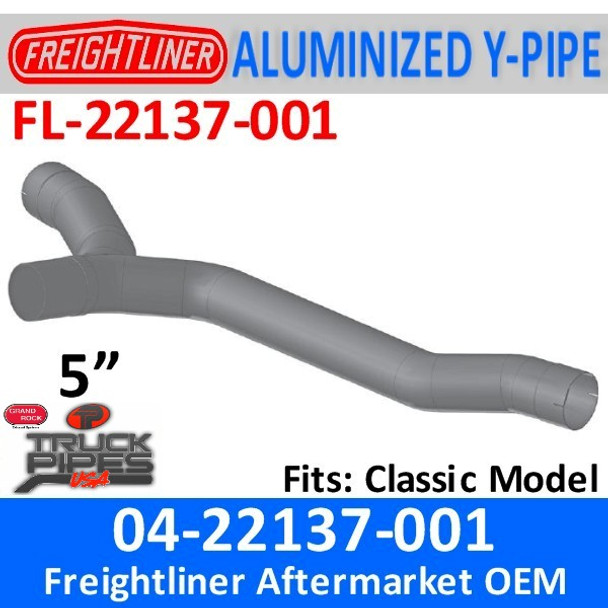 04-22137-001 Freightliner Exhaust Y-Pipe FL-22137-001