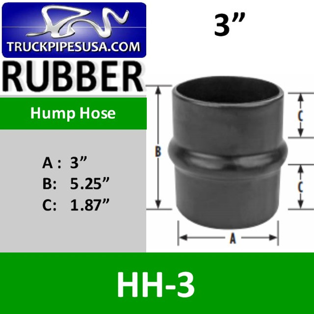 HH-3 3" Air Intake Exhaust Hump Hose