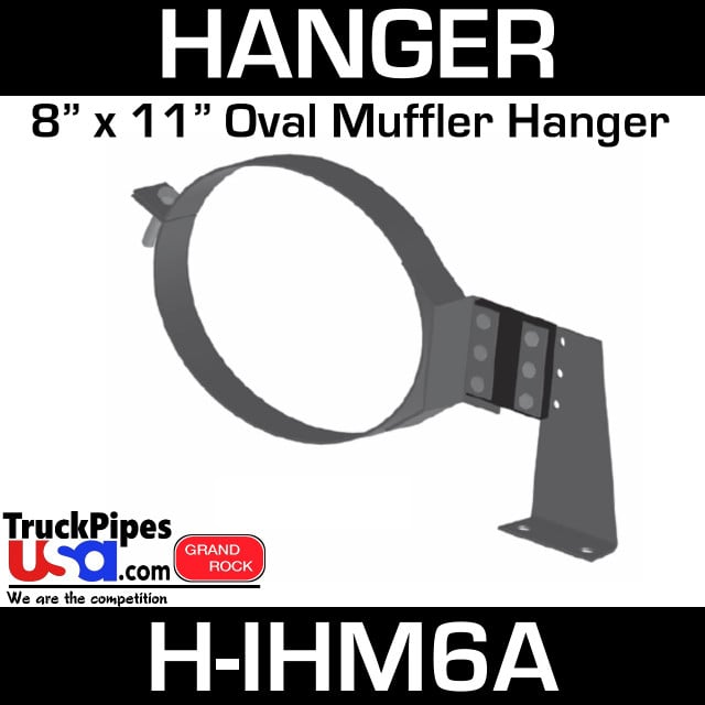 8" x 11" Oval HD Muffler Hanger International H-IHM6A