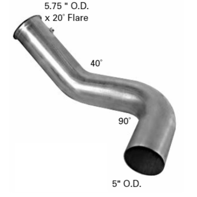 582167C1 International 9670 Turbo Exhaust Elbow IH-167C1