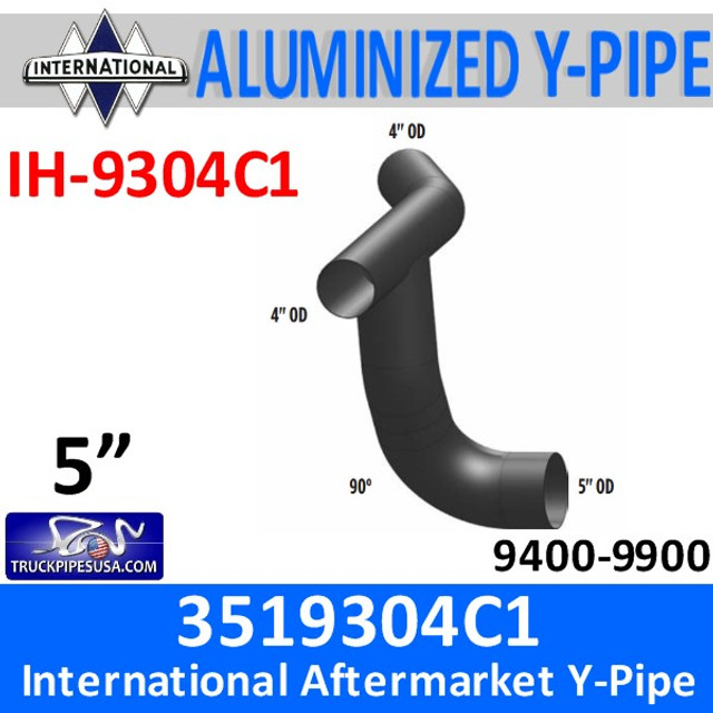 3519304C1 International 9400-9900 Exhaust Y-Pipe IH-9304C1