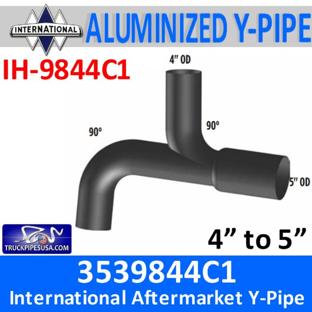 3539844C1 International Truck Exhaust Y-Pipe IH-9844C1