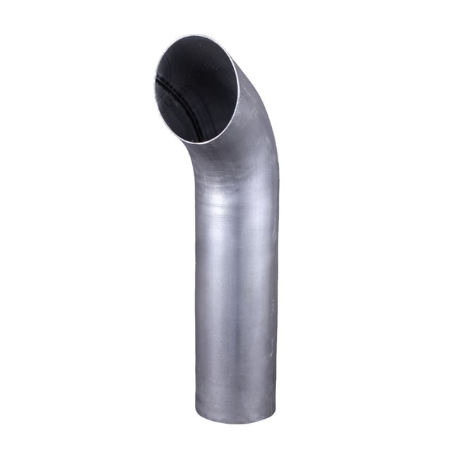 4" x 18" Curved Top Aluminized Exhaust Stack OD End K4-18SBA