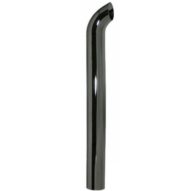 6" x 24" Curved Top OD Chrome Exhaust Tip K6-24SBC