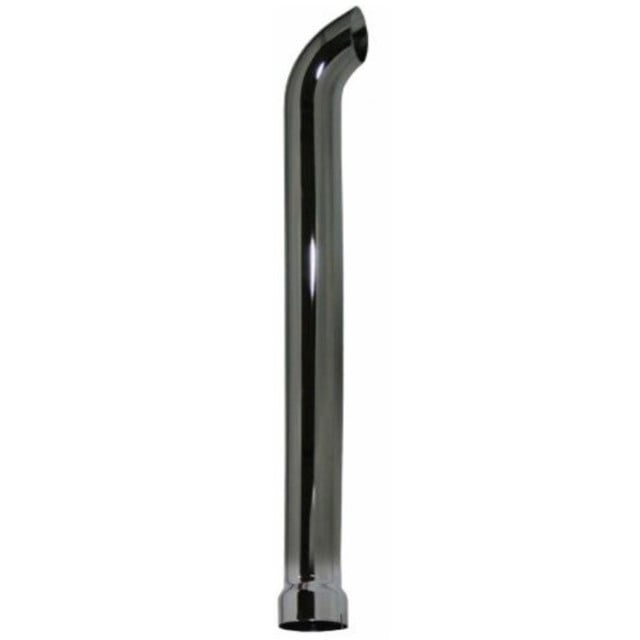 7"x 84" Curved Top ID Chrome Stack Pipe K7-84EXC