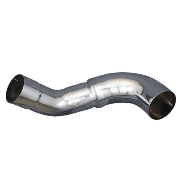 6" Kenworth Left Chrome Elbow reduced to 5" 14764