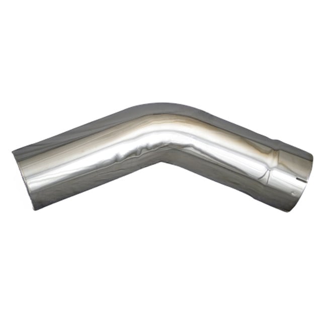 5" 45 Degree Exhaust Elbow 12" x 12" ID-OD Chrome L545-1212C