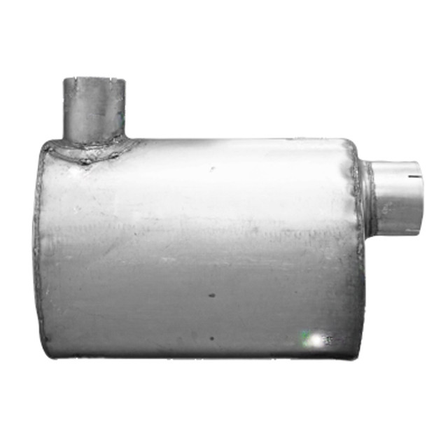 25159367 Mack DM Oval Muffler 10" x 15" Oval  4" IN & 5" OUT
