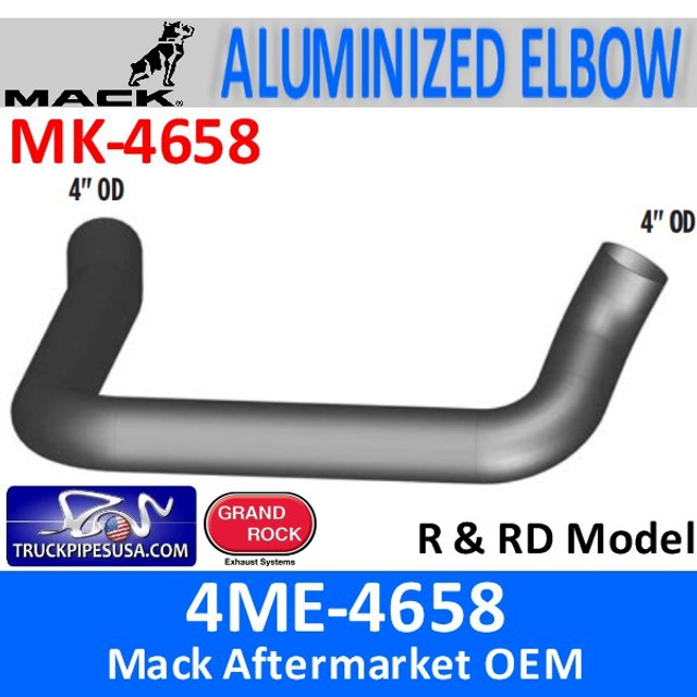 4ME-4658 Mack R & RD Model Exhaust Elbow MK-4658