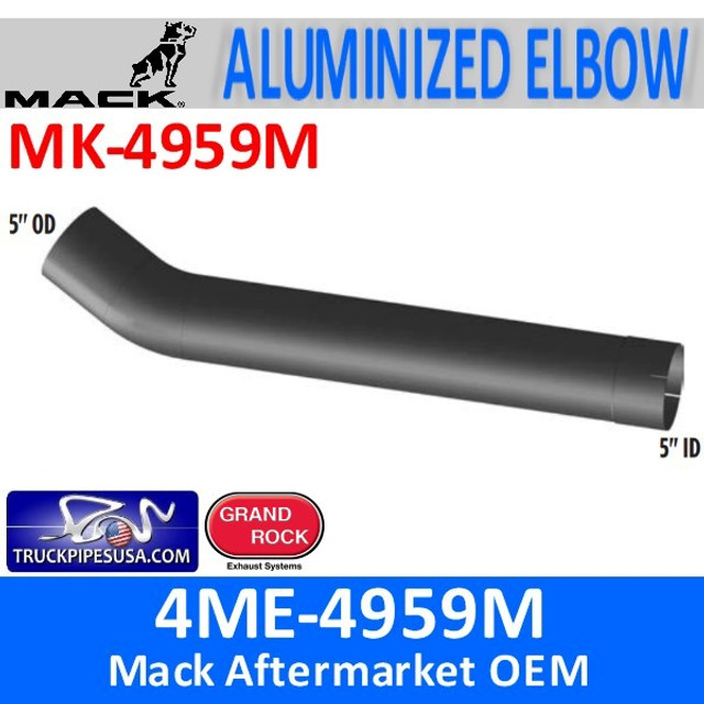 4ME-4959M Mack 5" Exhaust Elbow Pipe MK-4959M