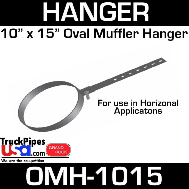10" x 15" Oval Muffler Exhaust Hanger OMH-1015