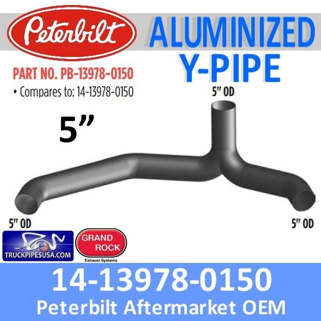 14-13978-0150 Peterbilt 379 Exhaust Y Pipe PB-13978-0150