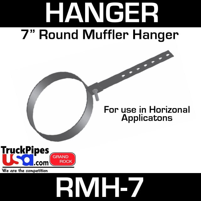 7" Round Muffler Hanger RMH-7