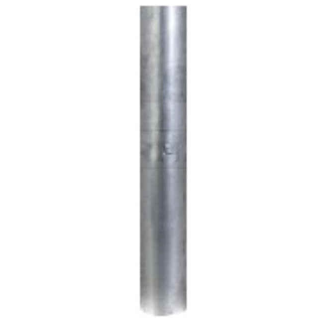 4" x 60" Straight Cut Aluminized Exhaust Stack OD Ends S4-60SBA