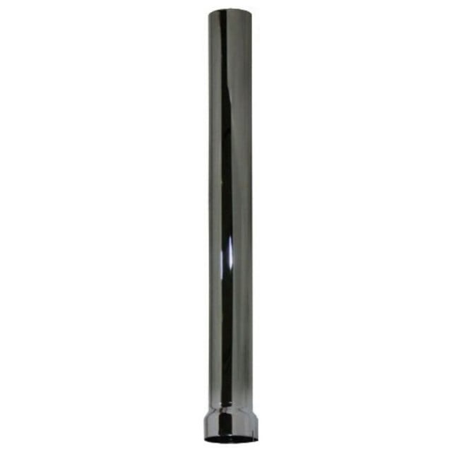 5" x 36" Straight Cut Chrome Exhaust Stack ID End S5-36EXC