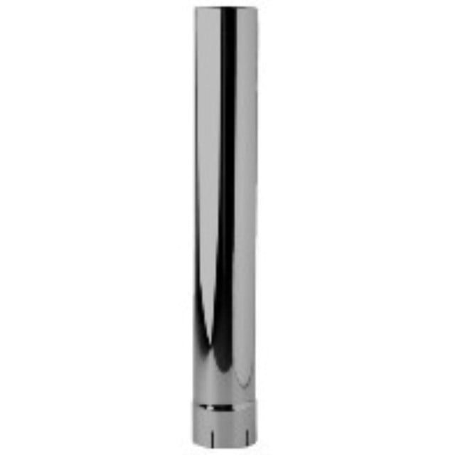 5" x 60" Straight Cut Chrome Exhaust Stack ID End S5-60EXC