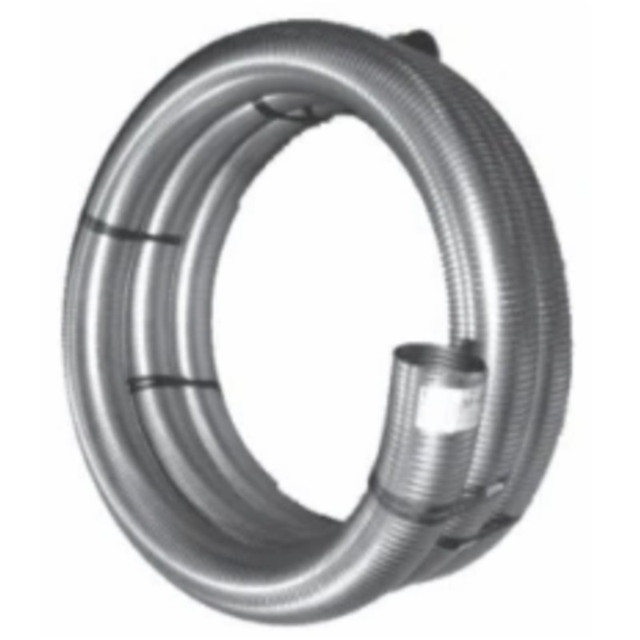 Second image of the product 3.5" x 25 Foot 304 Stainless Steel Flex Exhaust Hose SF-35300