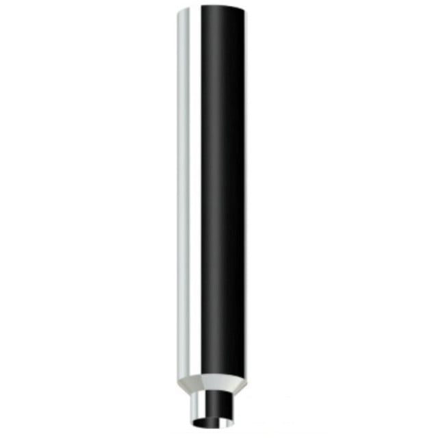7" x 36" Straight Chrome Monster Stack Reduced to 5" OD Bottom