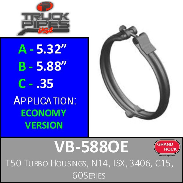 VB-588OE - Economy Model 5.88" T50 , N14, ISX, 3406, C15, 60 Series