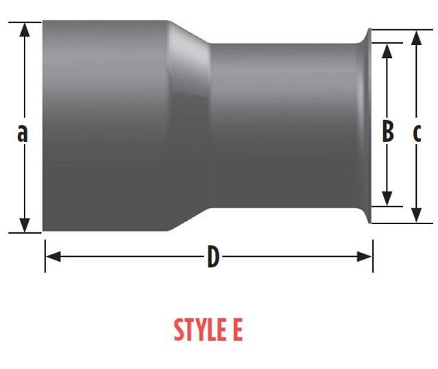 4.75" Turbo Flare Lip for T35 Turbo, L10, 3176 Style E
