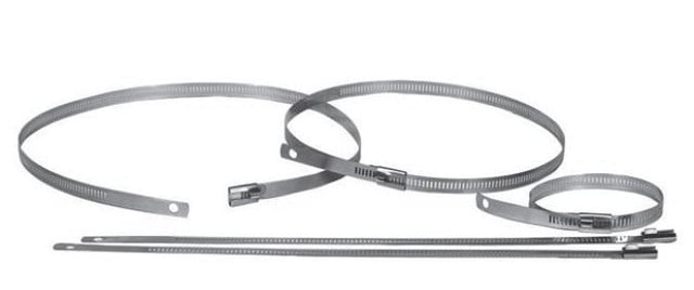 HC-18SSVP Heat Wrap Clamp 18" Bulk Pack 12Pc Stainless Steel HC-18SSVP