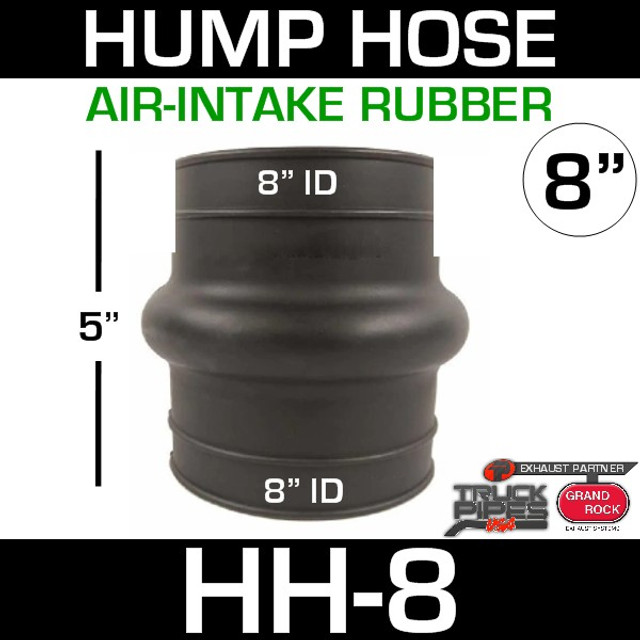 8" Air Intake Rubber Exhaust Hump Hose HH-8