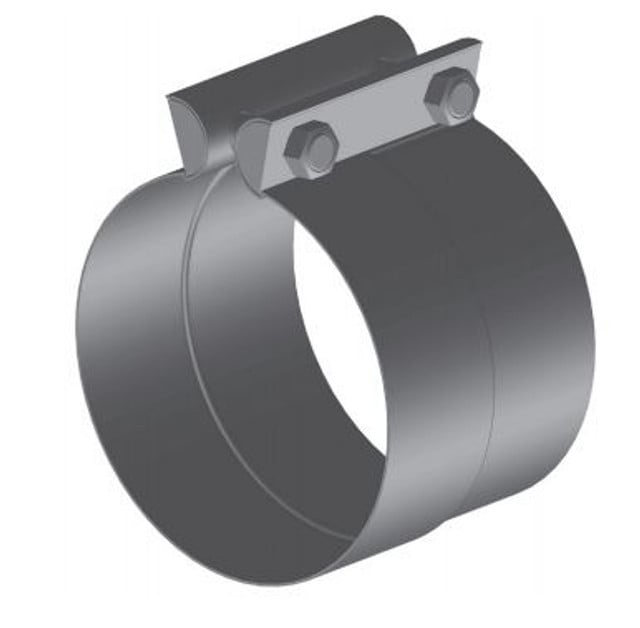 PF-5ABT 5" Preformed Aluminized Butt Joint Exhaust Clamp