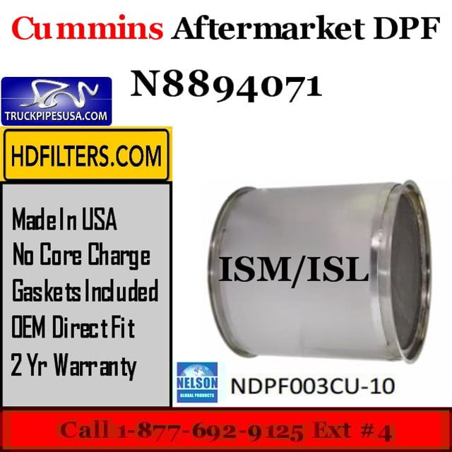 N8894071 Cummins ISM ISL Engine Diesel Particulate Filter DPF