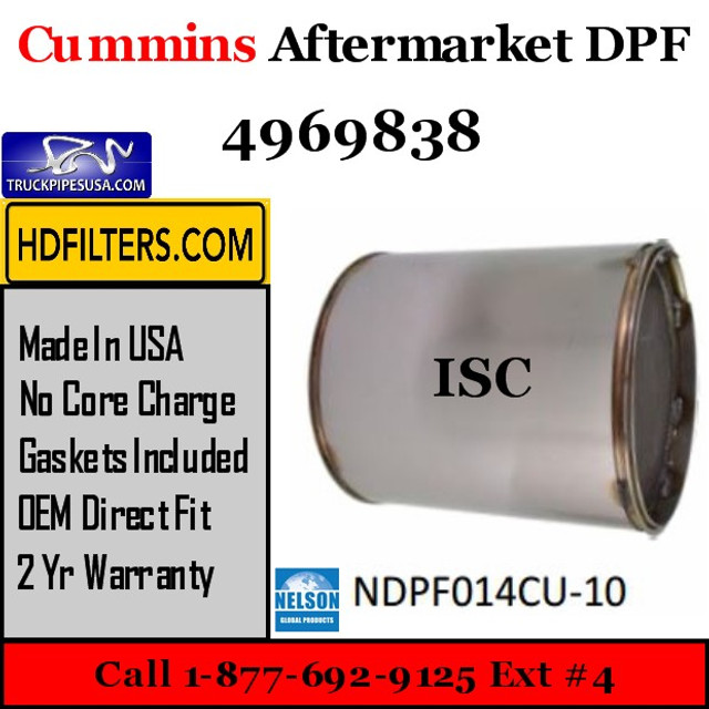 4969838 Cummins ISC Engine Diesel Particulate Filter DPF